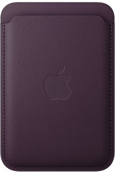 Чехол Apple для iPhone FineWoven Wallet MagSafe, черничный